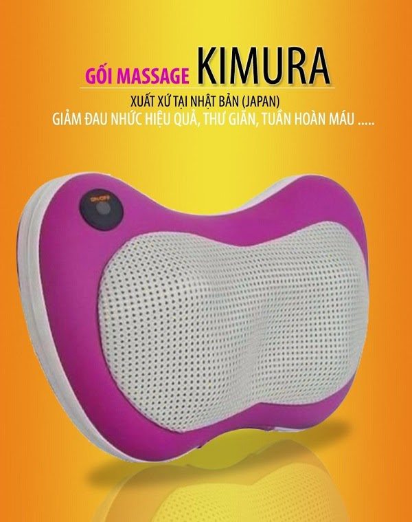 Gối massage hồng ngoại Nhật Bản Kimura