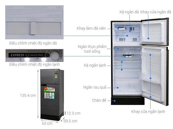 Tủ lạnh sharp chức năng
