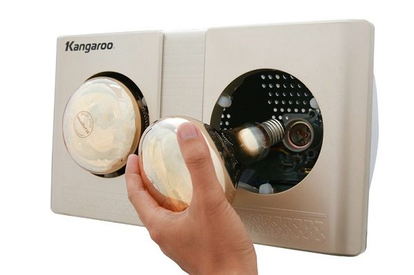 Đèn sưởi nhà tắm Kangaroo 2 bóng KG247 ưu điểm