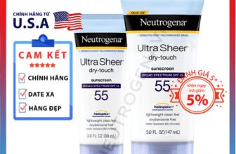 Kem Chống Nắng Neutrogena Ultra Sheer® Dry-Touch Sunscreen Broad Spectrum SPF 55 (88mL : 147mL)
