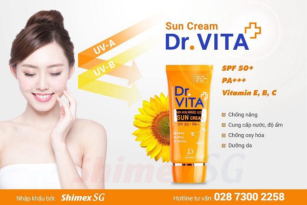 Kem Dưỡng Da Dr Vita Vitamin Sun Cream