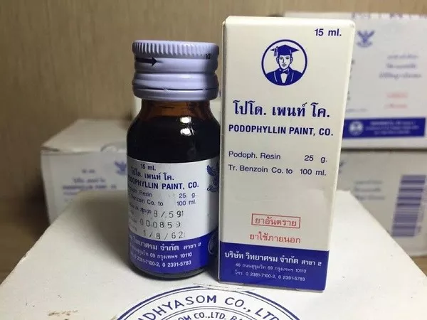 Thuốc bôi mụn cóc Podophyllin Paint 15ml