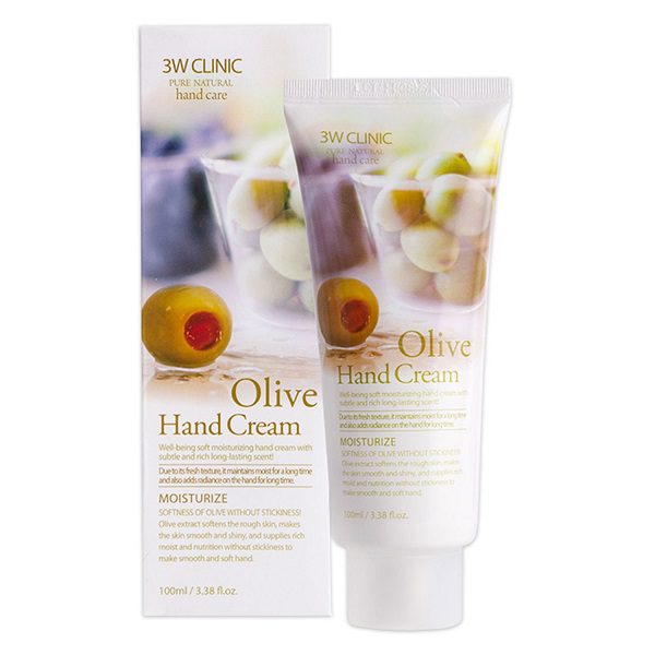 Kem Dưỡng Dành Cho Da Tay Olive 3W Clinic Hand Cream