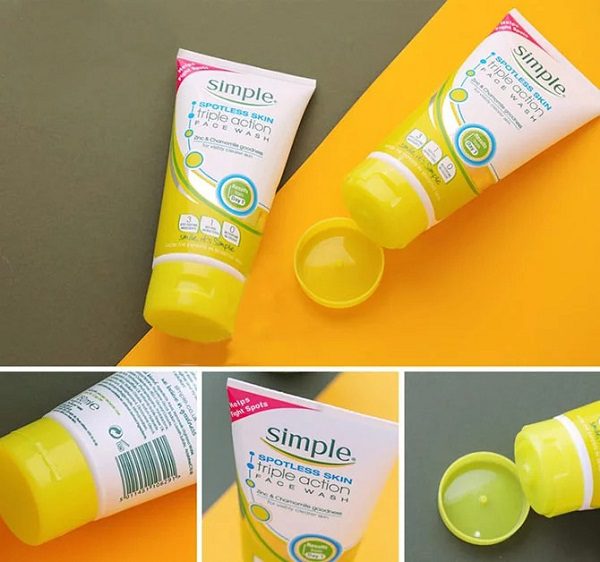 Đánh Giá Khi Sử Dụng Simple Spotless Skin Triple Action Face Wash