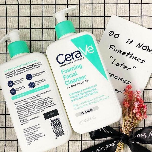 Sữa Rửa Mặt Cerave Foaming Facial Cleanser For Normal To Oily Skin