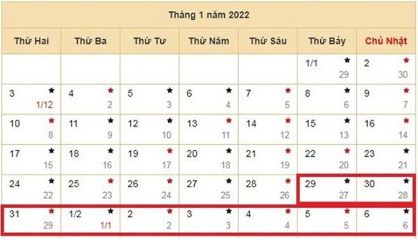 Lịch Nghỉ Tết Nguyên Đán 2022 Cho Công Nhân, Người Lao Động